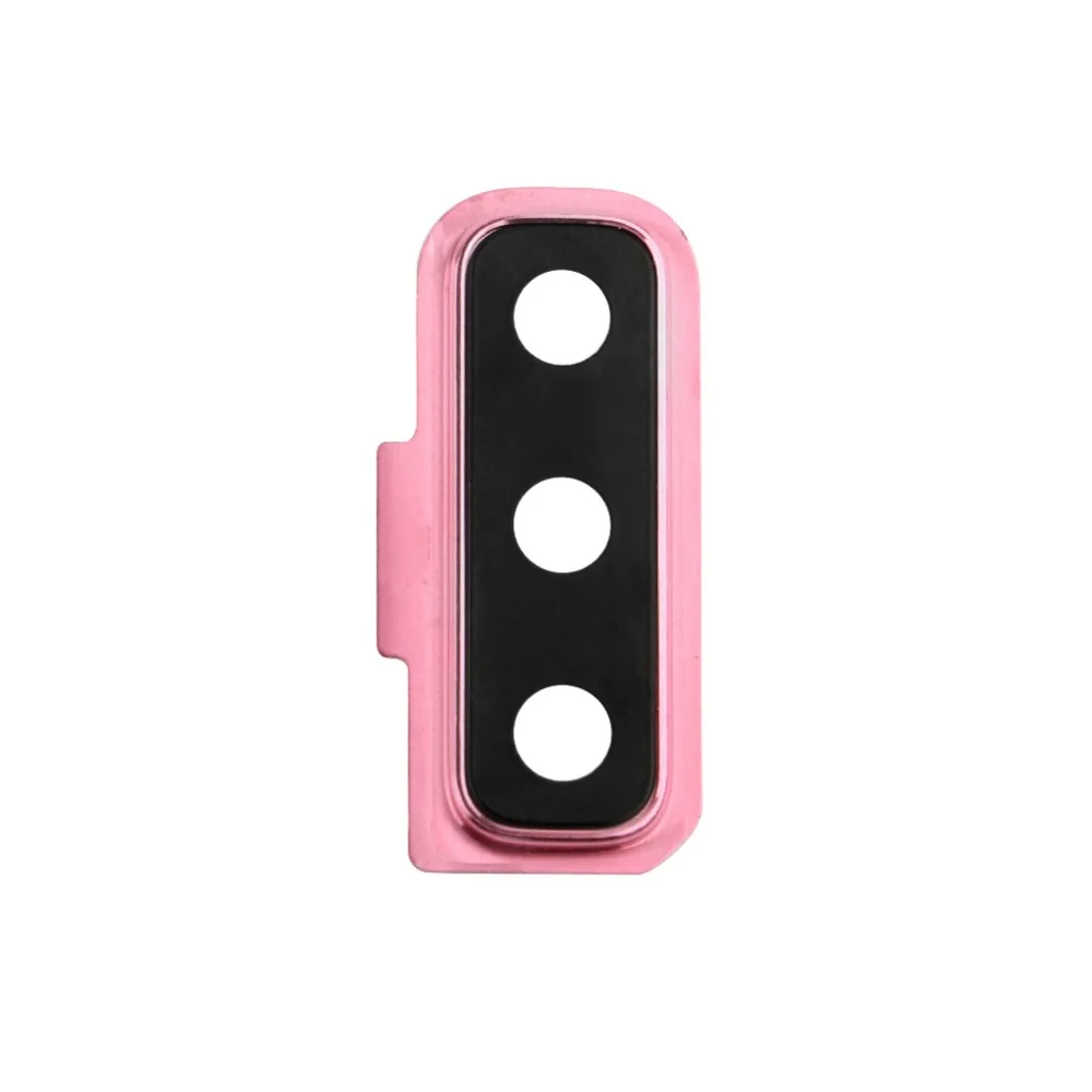 Для samsung Galaxy A7 A750F A750 телефон корпус задняя крышка задняя камера стекло объектив защитный держатель+ Инструменты - Цвет: Pink