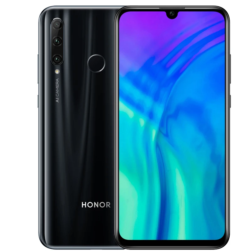  Original Honor 20i honor 20 lite Mobile Phone 6.21 inch Android 9.0 FM Face Fingerprint Unlock Smar