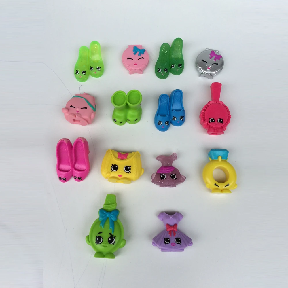 

Genuine face fruit cartoon toy Supermarkets Toys size 4.5-7cm PVC Action Figures Toys several styles random mixed