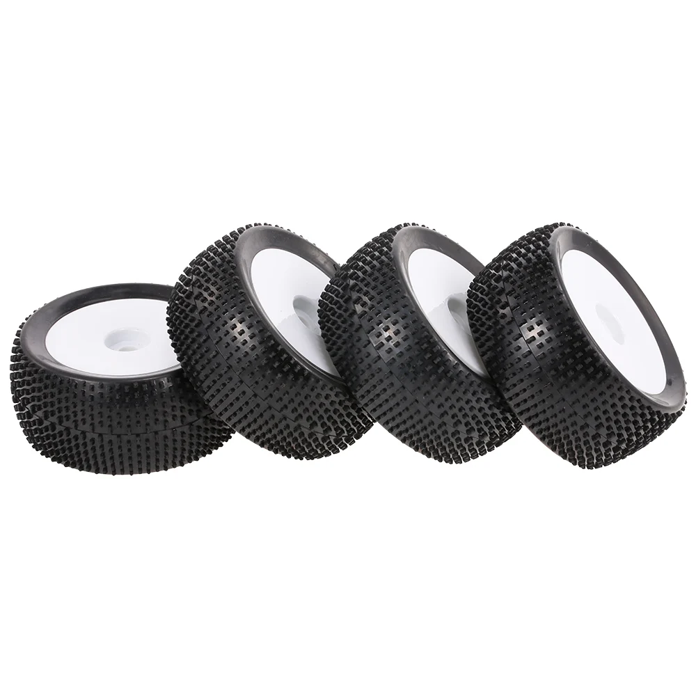 

4PCS RC Car 1/8 Monster Truck Tyre Nail Point Tread Pattern RC Tires Parts for 1/8 HSP HPI Redcat RC4WD RC Buggy Car Parts