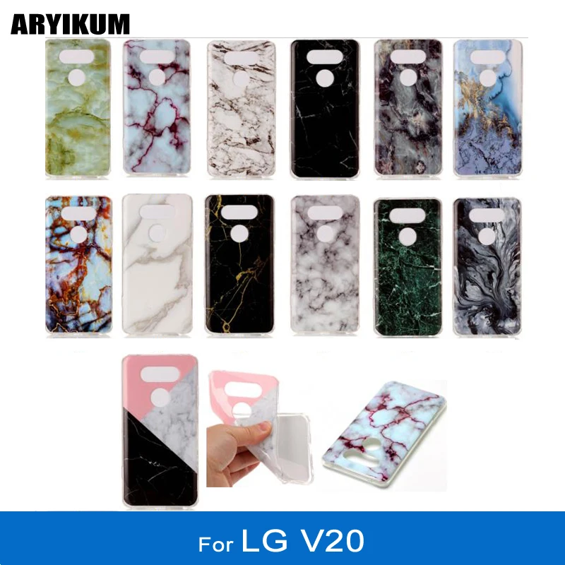 Aryikum сотовый телефон кремний Мрамор чехол для LG V20 f800 h990 h990ds h990n h910 ультра тонкая