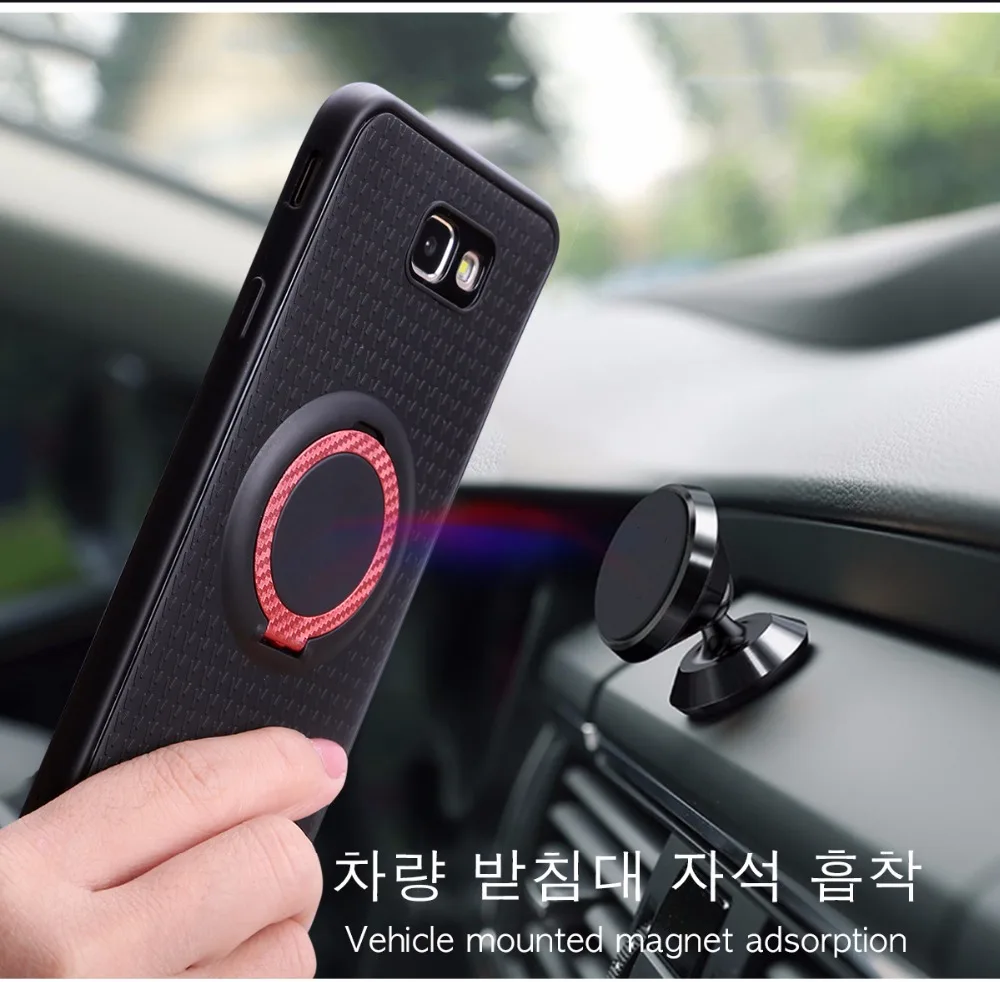 

Phone Shell Soft TPU Cover Ring Holder Shockproof Case For Samsung Galaxy J5 J7 2016 J2 J5 J7 Prime G530 S8 Plus A3 A5 A7 2017