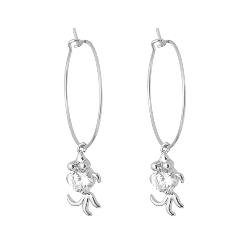 2018 Fashion Earrings for women Bridal Necklace Earring suit Full drill Water droplet Jewelry Gift Boucle d'oreille 5Y24#N (6)