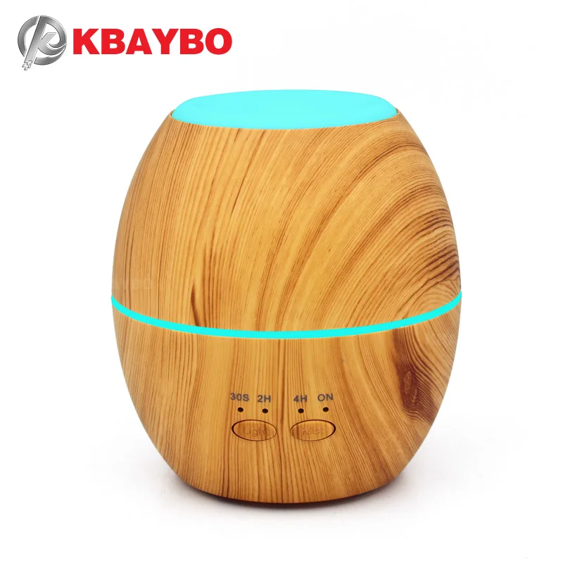 

KBAYBO 300ml Air humidifier electric aromatherapy essential oil diffuser cool mist maker fogger 7 color LED night light for home