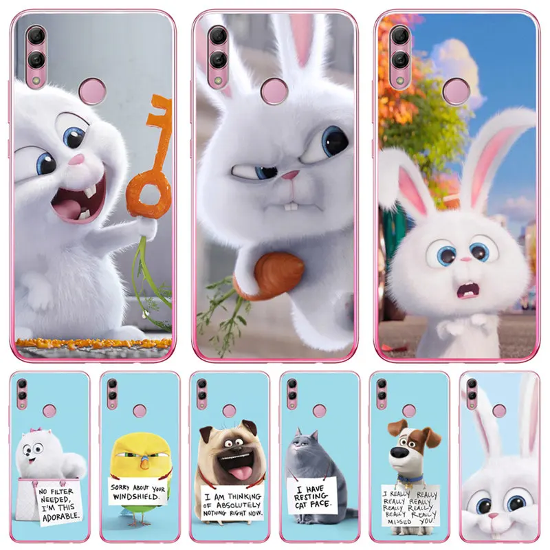

Luxury For Huawei Honor 10 9 8 8X 8C 7A 7C 7X 7 6X 6A Lite Cover Case Silicone Funda Coque Etui Rabbit cartoon patttern cute