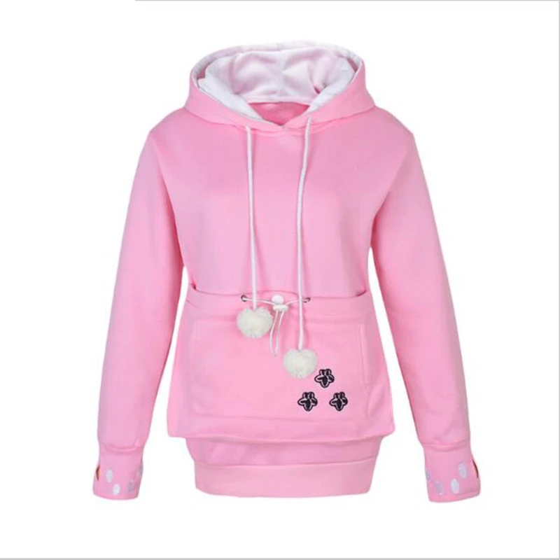 hoodie with kangaroo pocket for pets