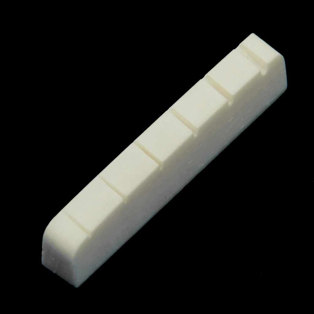 Replacement Bone Bridge Nut Set 43mm Bone Nut for LP Electric Guitar Musical Stringed Instruments Accessories
