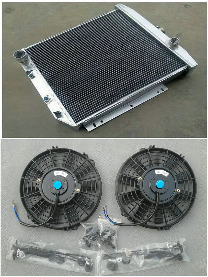 3 CORE ALUMINUM RADIATOR 1955 1956 FOR FORD FAIRLANE CAR SEDAN WAGON