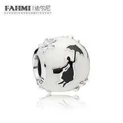 FAHMI 925 пробы 100% Серебро новый 797510 ENMX Фея силуэт Шарм оригинальные украшения для женщин очаровательный подарок прямые продажи с фабрики