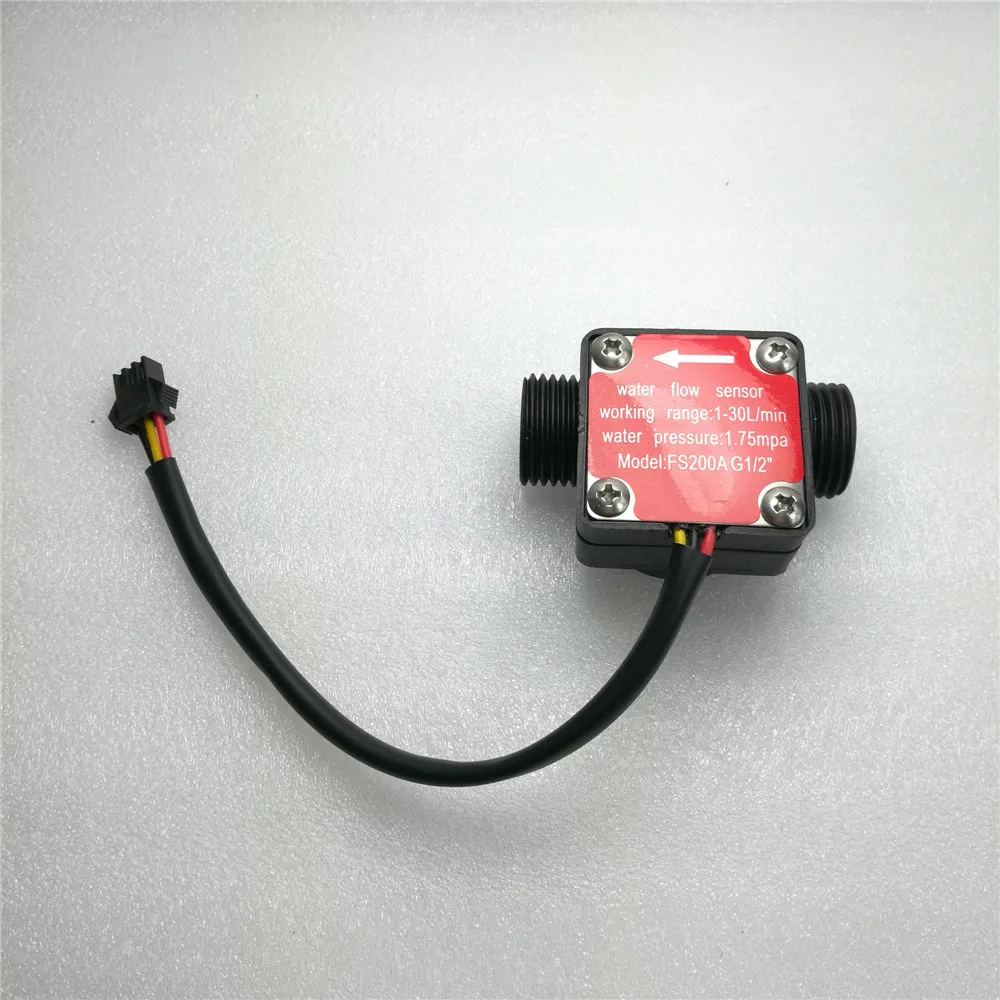 FS200A Ultisolar Hall Effect Flow Sensor Water 1 30L/min G1/2" Threaded