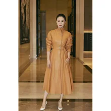 Женские пальто в европейском стиле из овечьей кожи зимняя женская ветровка из овечьей кожи