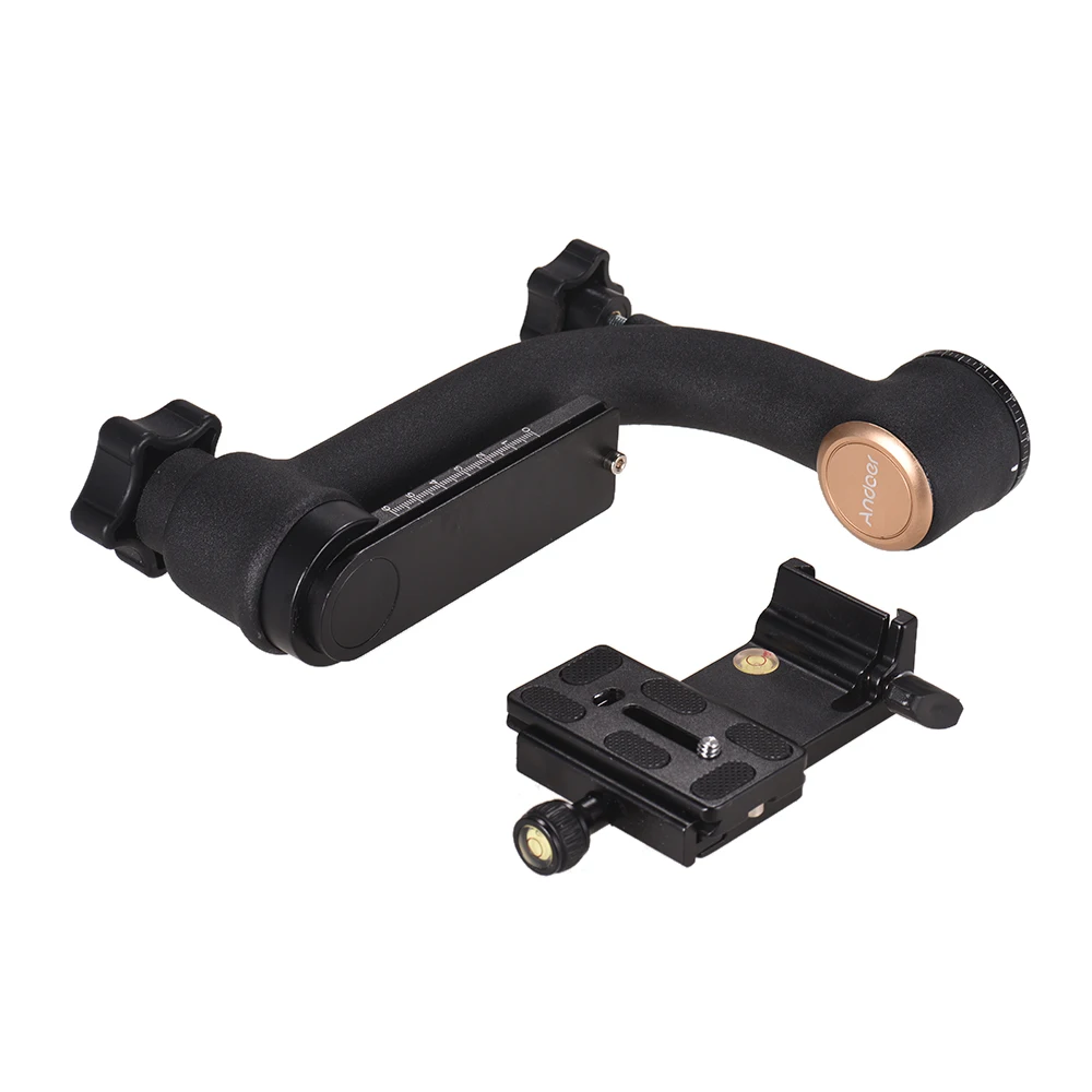 Andoer алюминиевый сплав Gimbal Head Pan Tilt штатив стабилизатор главный для DLSR камеры до 20 кг
