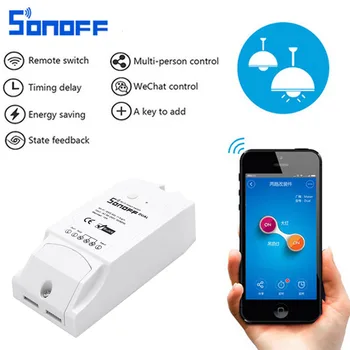 

Sonoff Dual 2CH Wireless Home Automation Modules WiFi Smart Switch For Smartphone 10A WI-FI Smart Home Controller Remote Control