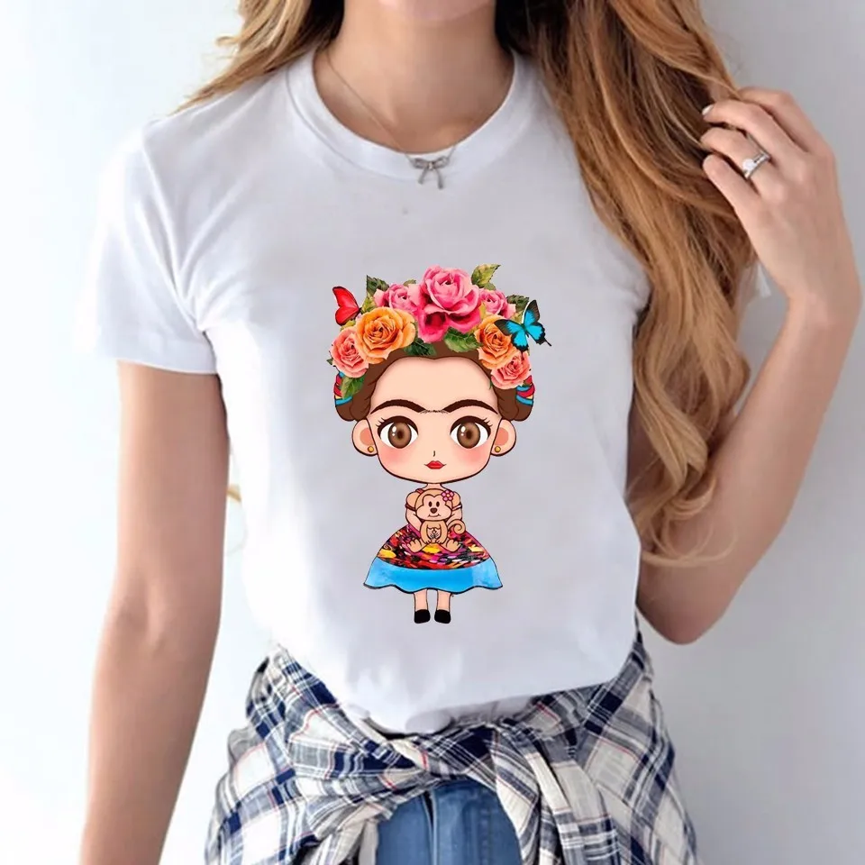 Новый Лидер продаж cartoonjapanese футболка для девочек короткий рукав Для женщин