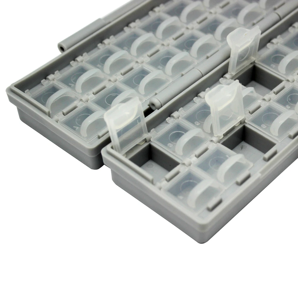 AideTek  Enclosure surface mount components assorted resistor capacitor plastics Storage transparent box Beads Storage BOXALL40 best tool backpack