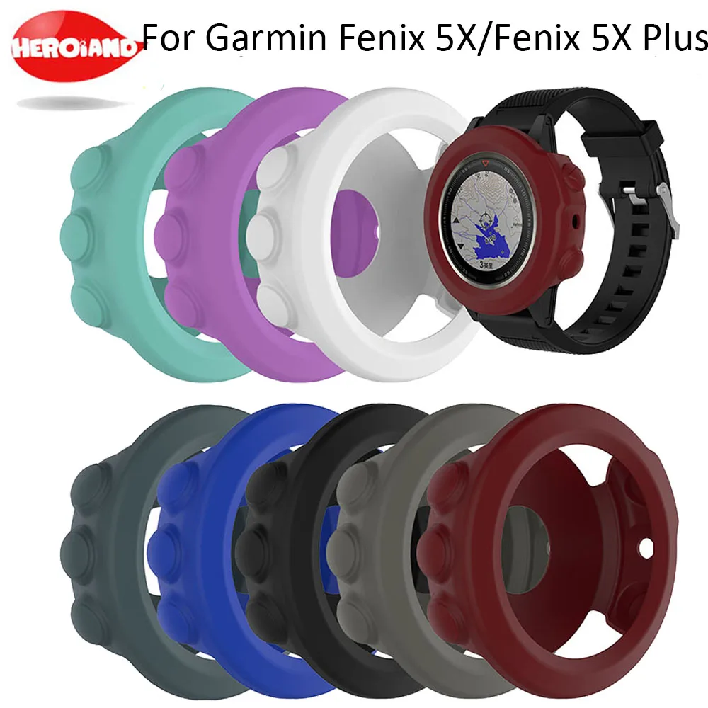 Силиконовый защитный чехол для Garmin fenix 5 X GPS браслет Защитный Браслет оболочка Fenix
