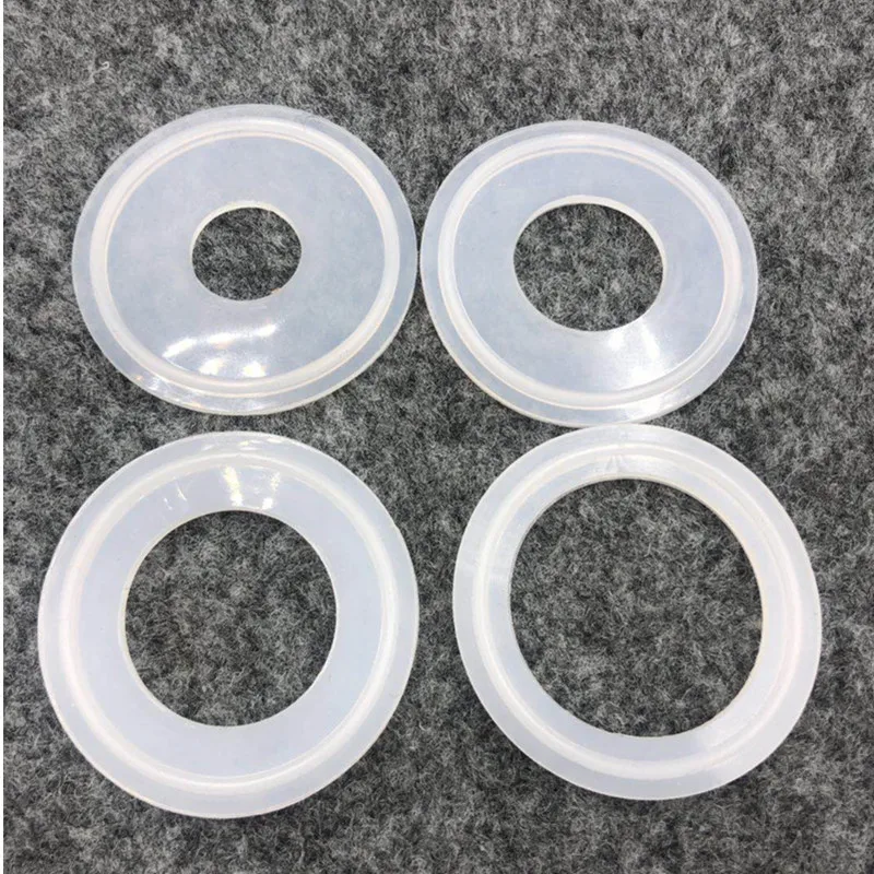 Ajuste 19mm-Pipe x 233mm O/D sanitaria Tri abrazadera virola de sellado de silicona de junta de banda anillo arandela para Homebrew de productos lácteos