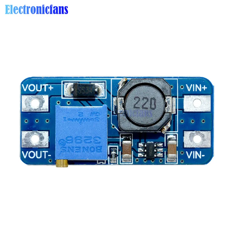5 x DC-DC Convertisseur 2 A Module Réglable de Step Up boost Power Supply entrée 2-24 V