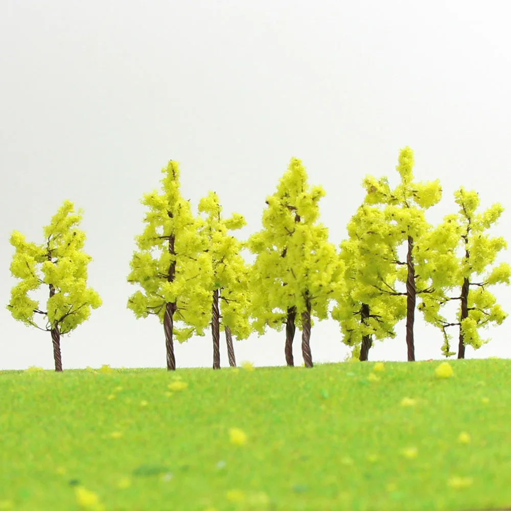 50PCS Iron wire Model Trees 4.3cm model train HO scale 