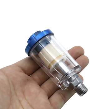 

New High Quality 1/4'' Water Oil Separator Inline Air Hose Filter Moisture Trap For Compressor Spray Paint Gun