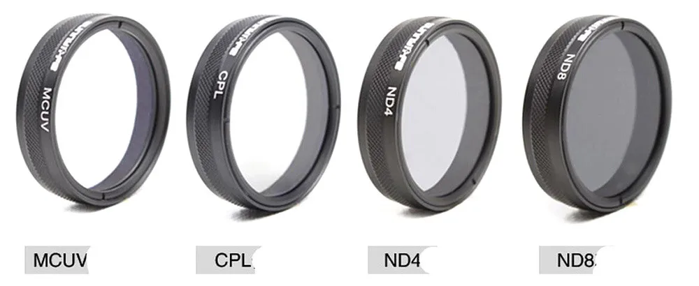DJI Phantom 3 Phantom 4 Accessories MCUV Filter ND4 / ND8 Polarized Light Microscopy CPL / Galvanometer Cover