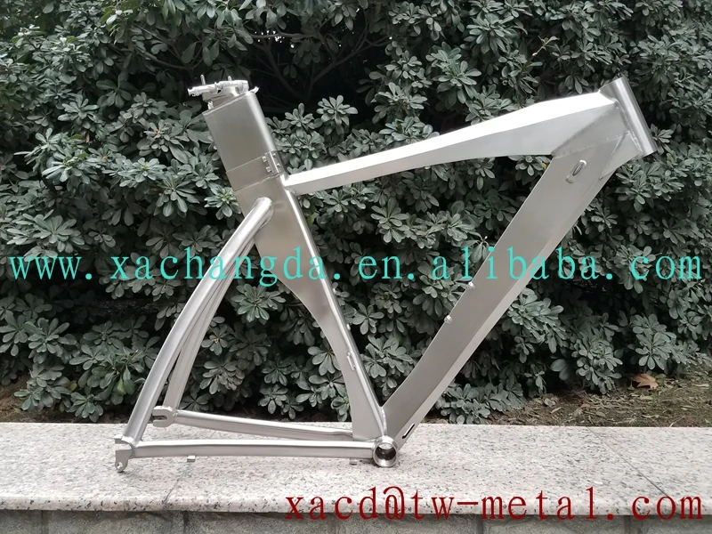 Discount Titanium blade bicycle frame chinese Ti Time Trial bicycle frame Custom Titanium 700C road bike frame 2