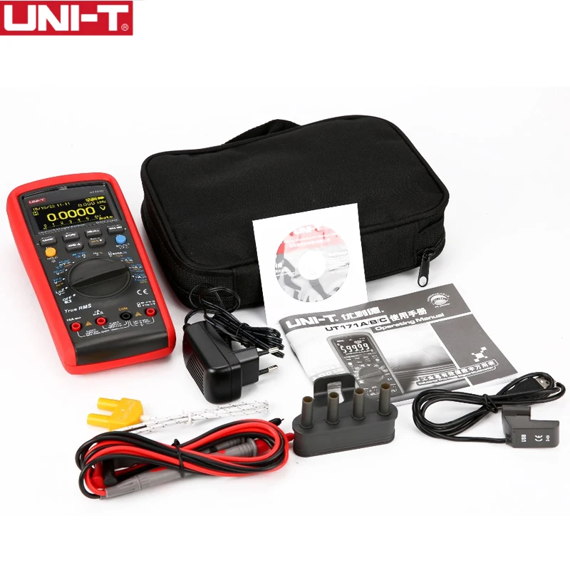 

UNI-T UT171C Industrial 59999 Counts True RMS Digital Multimeters Admittance/Resistance 60M/Capacitance 60mF Tester