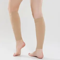 1 пара Для женщин Для мужчин медицинские Поддержка нога голени носки варикозное расширение вен теленок рукава сжатия Brace Обёрточная бумага