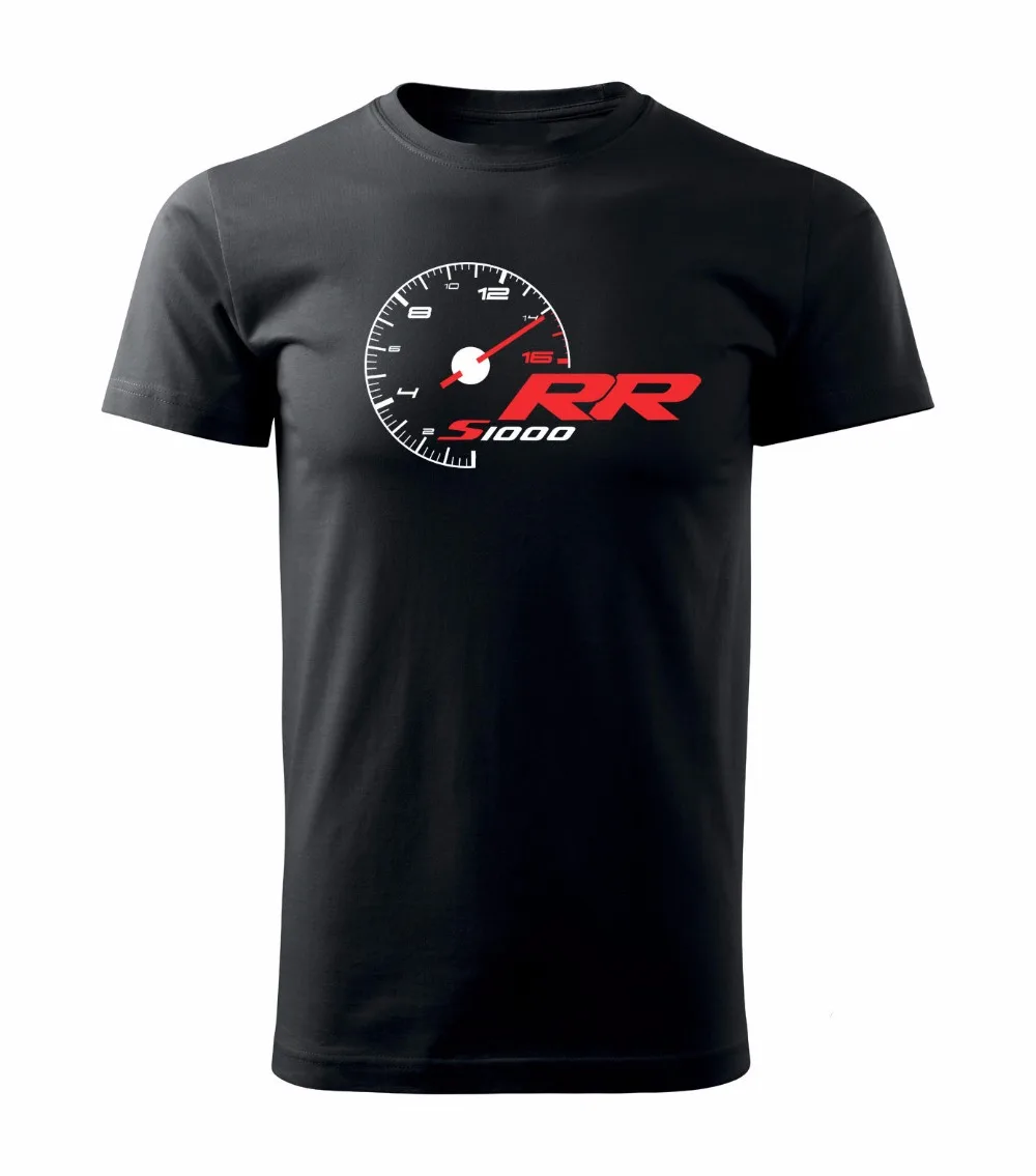 2019 Hot Sale 100% Cotton Man Clothing Summer Tops T Shirt S1000Rr, R1200Gs Usw... Logos In RW motorcycle Fan Biker Tee Shirt