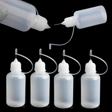 2/5/10Pcs 30ML Plastic Glue Applicator Reuse Needle Squeeze Bottle for Paper Quilling DIY Scrapbooking Paper Craft Tools