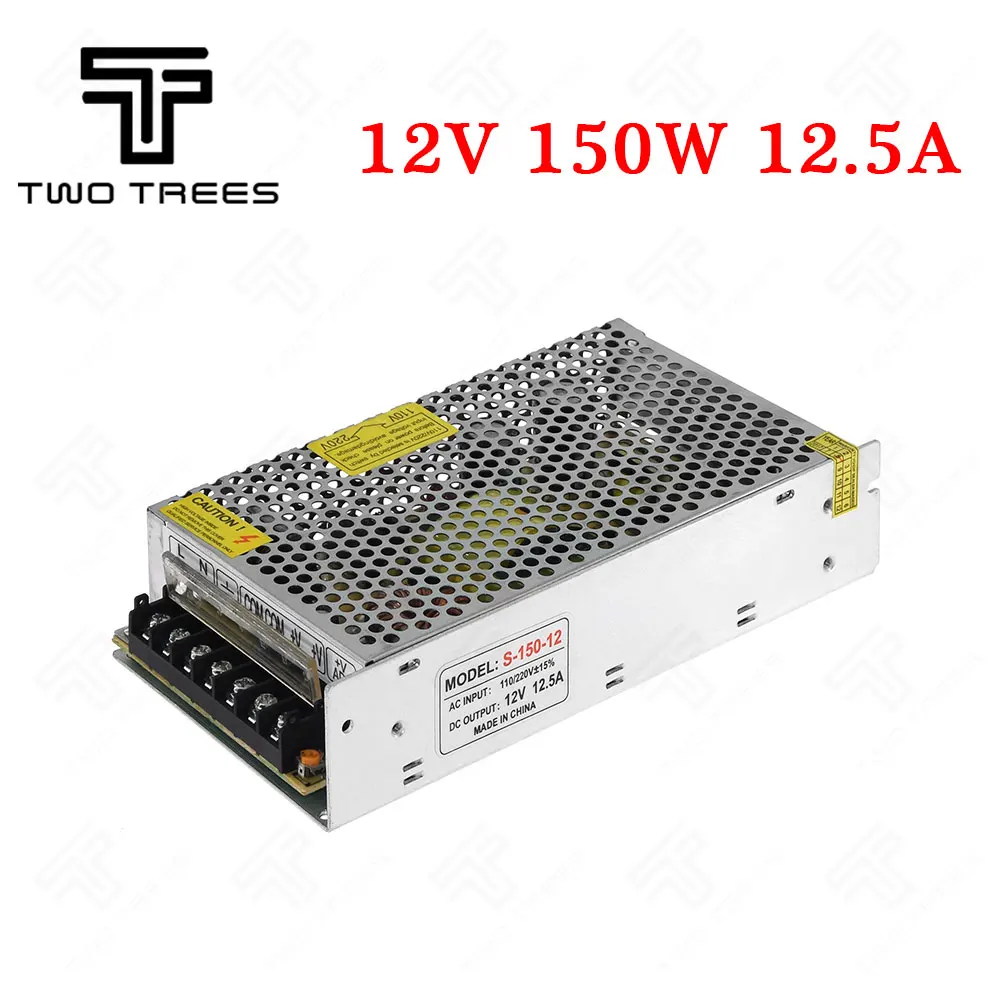 DC12V 12.5A 16.5A 150 200 Вт Трансформеры светодиодный драйвер Мощность адаптер для