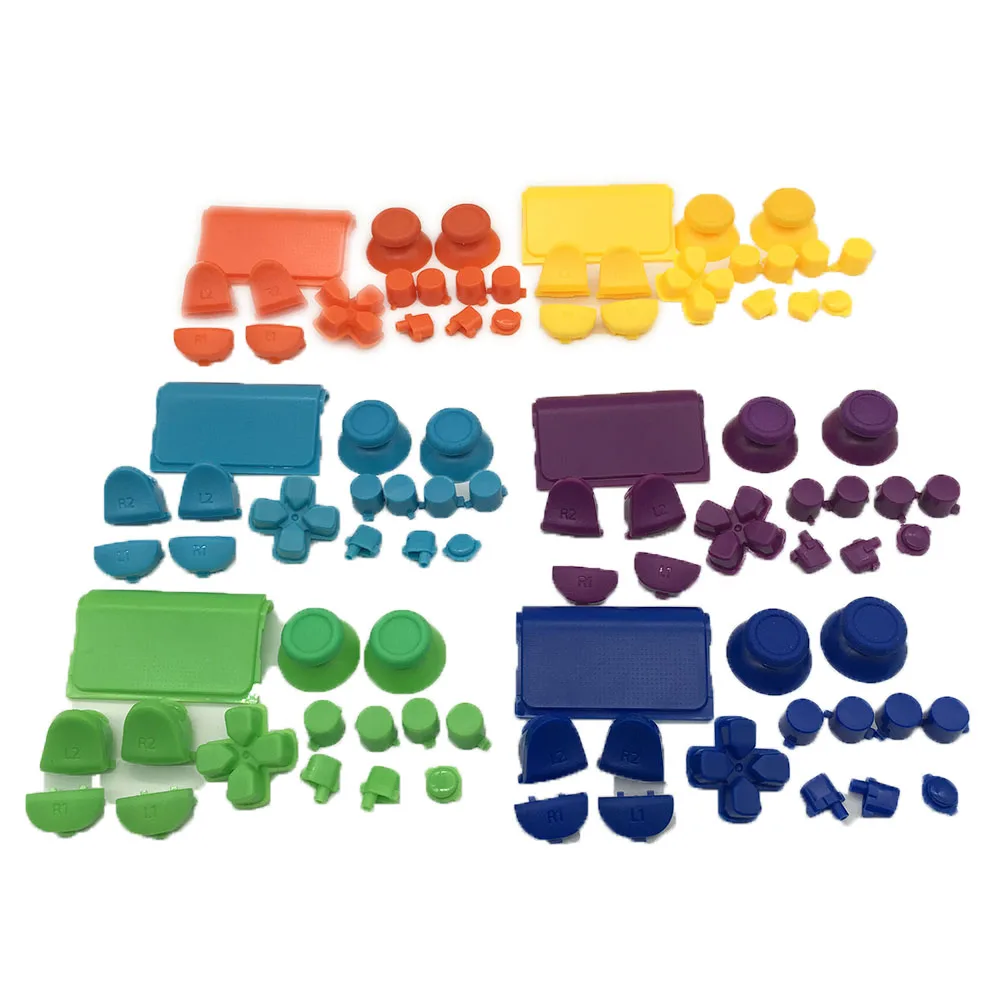 

Solid Thumbstick R2 L2 R1 L1 Trigger Buttons Mod for SONY Dualshock 4 PS4 DS4 Wireless Controller Accessories