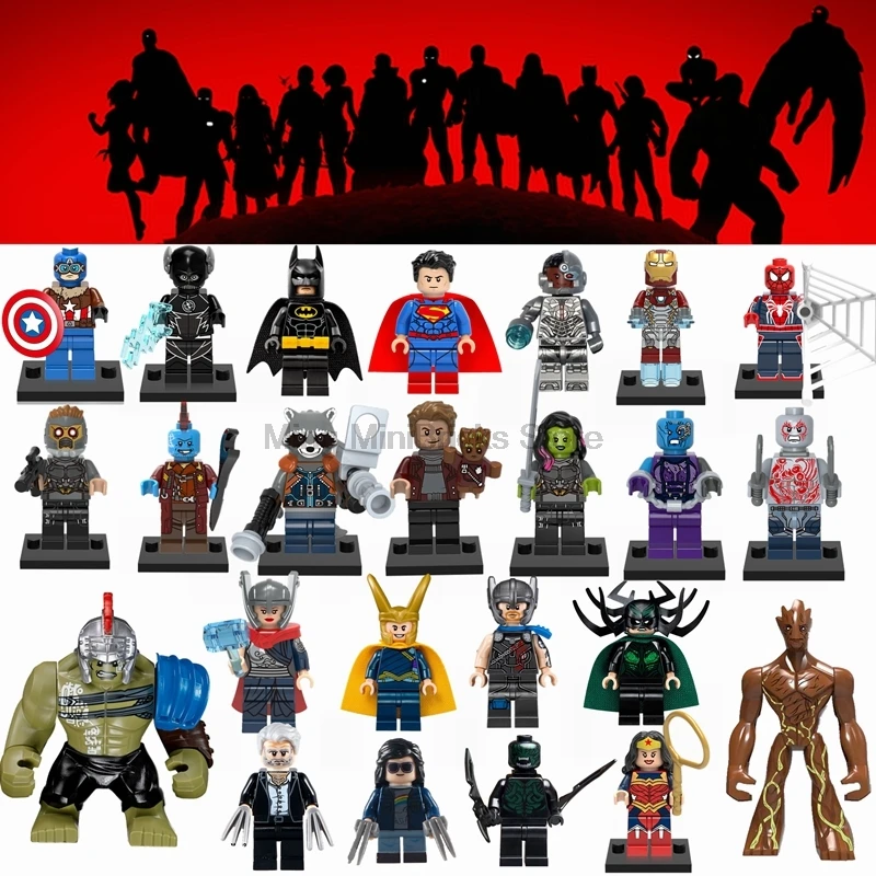 

Legoing marvel Infinity War The Avengers 3 Super Heroes Iron Man Thor Black widow Compatible DC Figure Guardians Galaxy Kids Toy