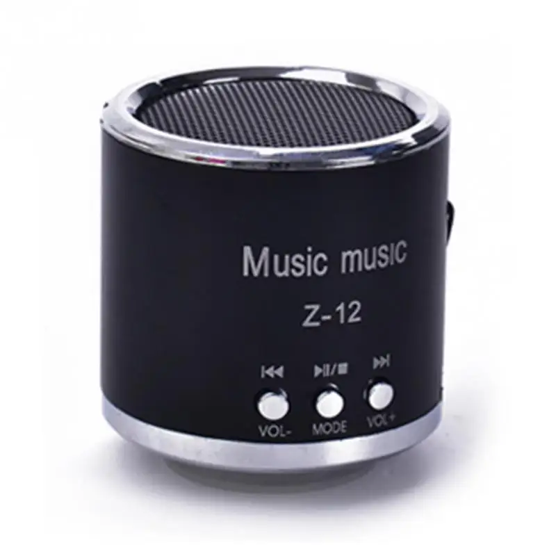 

2018 Cheap FM Portable Speaker Z12 Mini Subwoofer Music Column Speakers Support USB Micro SD TF Card Mp3/4 For iphones Laptop PC