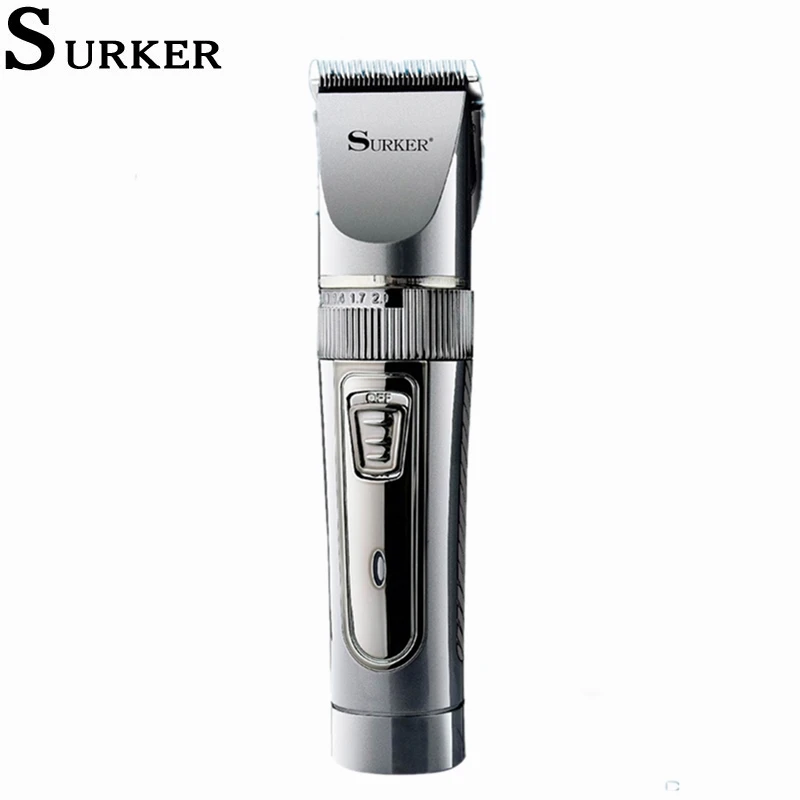 

Surker Professional Hair Clipper for Men Electric Hair Trimmer Cordless Rechargerable Male Haircut Machine Barber Clippers 639