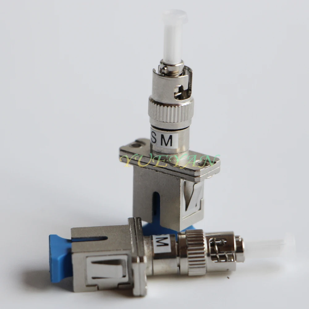 ST Male to SC Female Hybrid Fiber Optical Adapter Converter Connector SM 9/125 Hybrid Adapter SC
