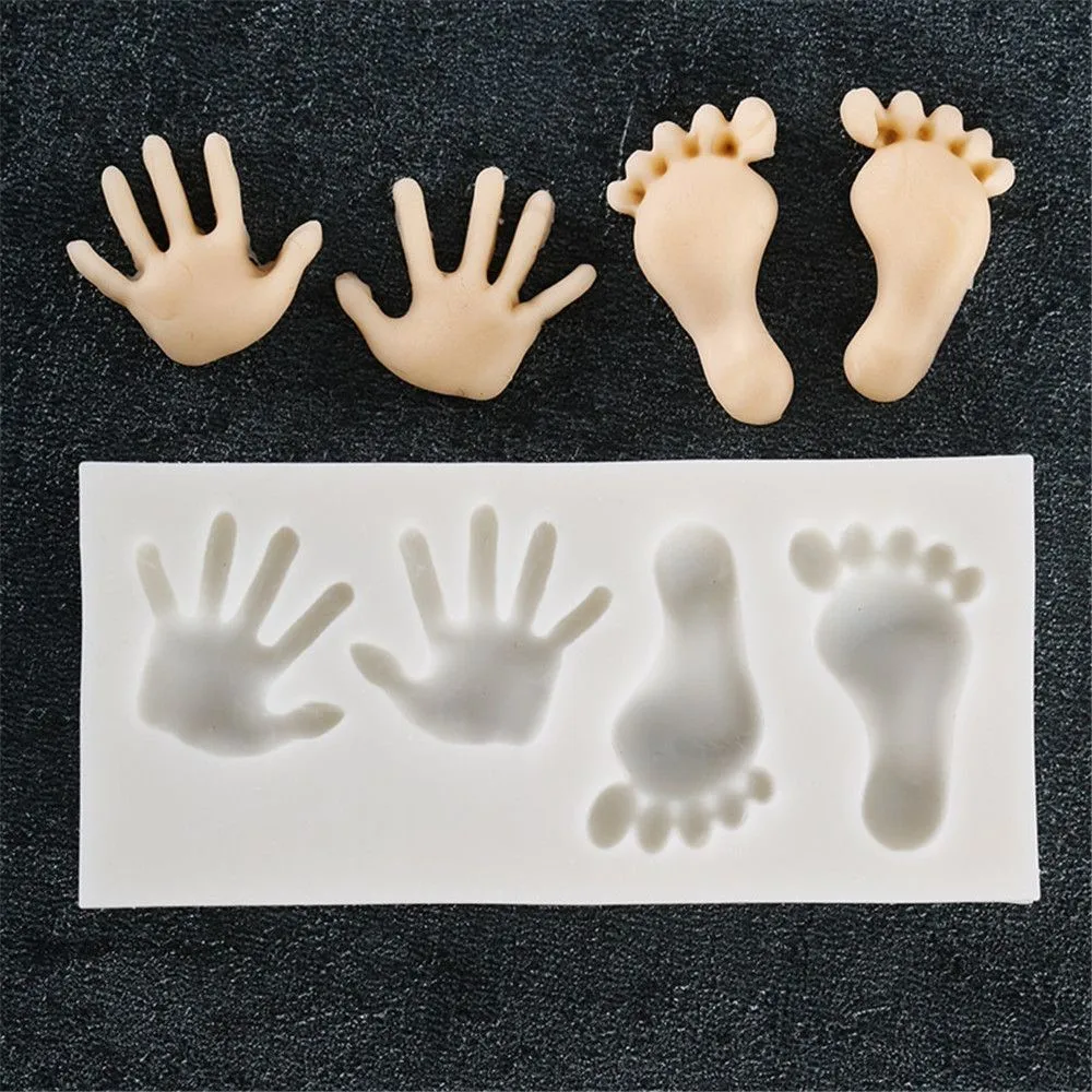 1 шт. Sugarcraft детские ножки/ручная силиконовая форма в виде кролика помадной формы