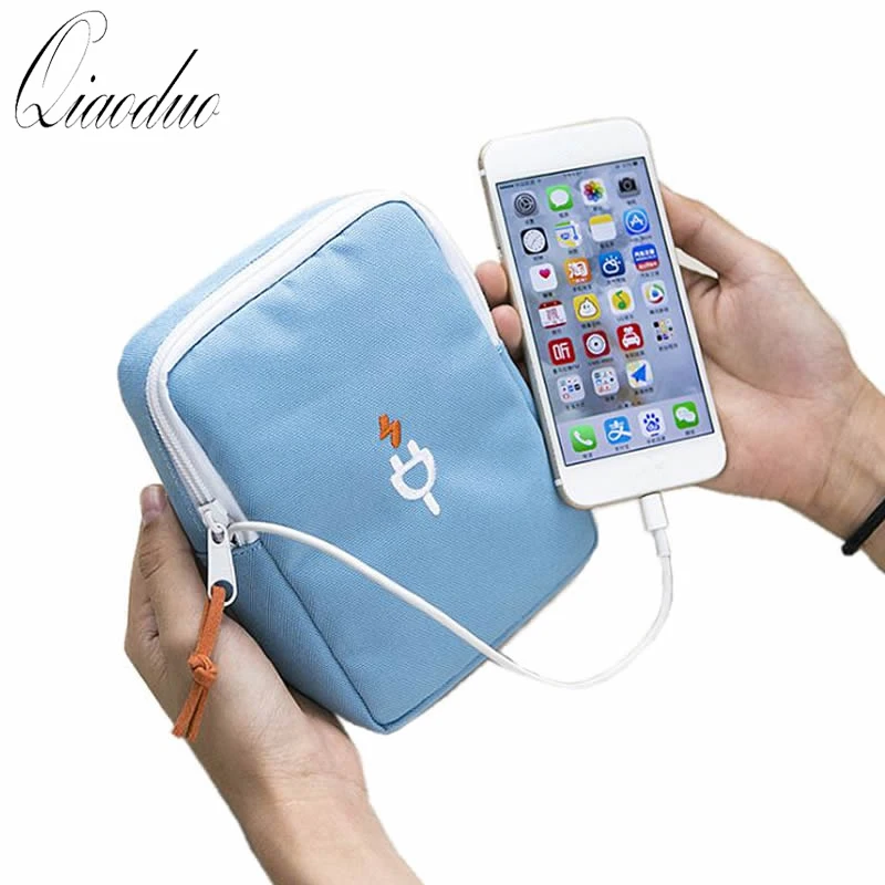 

Travel Accessories Digital Bag Data Lines Power Bank Package Portable MultiFunction Headset Men Women Pouch Case Supplie CR6619
