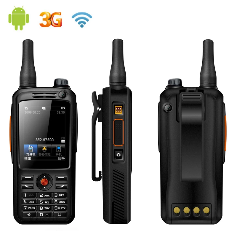 F22 Android Walkie Talkie двухстороннее радио 10 км большой радиус действия Ham Радио PTT трансивер прочный мобильный телефон 3g zello Wifi gps ручной