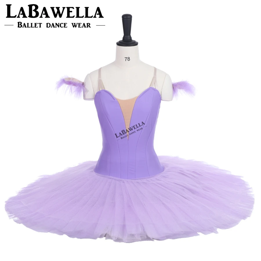 Girls Professional Ballet Tutu Women Lilac Peformance Show Stage Classical Costume Free ShippingBT9111C | Тематическая одежда и