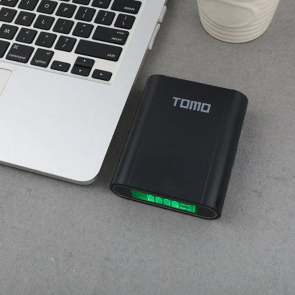 TOMO T4 универсальный внешний аккумулятор 18650 литий-ионный аккумулятор зарядное устройство Сделай Сам двойной USB Интеллектуальный мобильный внешний аккумулятор чехол без аккумулятора