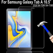 Топ 9H HD взрывозащищенное Закаленное стекло для samsung Galaxy Tab A A2 10,5 T590 T595 SM-T590 протектор экрана планшета
