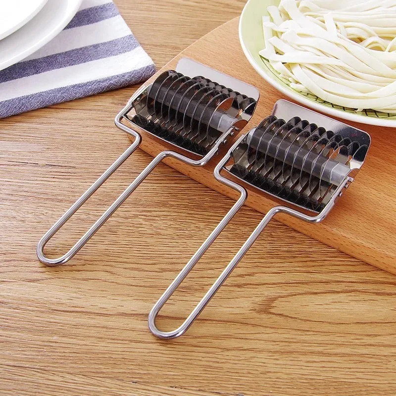 

1 Pcs Silver Pressure Machine Mango Non-Slip Kitchen Manufacturers Cutter Knife Section Manual Pastry Cutter