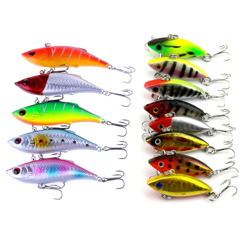 

13pcs/lot Set Winter VIB Fishing Lure Carp Fishing Crankbait Blade Vibration Lure Artificial Bait Balancer Pesca Wobblers