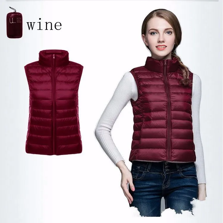 NewBang Brand Women Sleeveless Womens Ultra Light Down Vests Slim Jacket Girl Gilet Plus Lightweight Windproof Warm Waistcoat