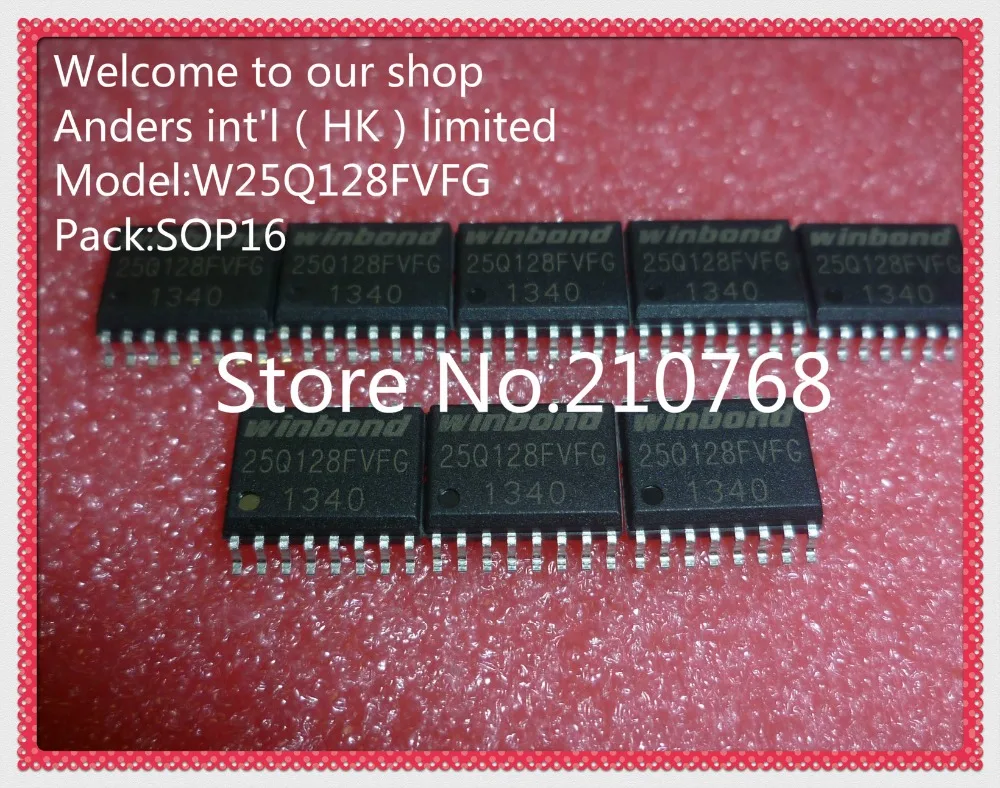 Горячий запас W25Q128FVFIG W25Q128FVFG 25Q128FVFG W25Q128 25Q128 SOP16 | Электронные компоненты и
