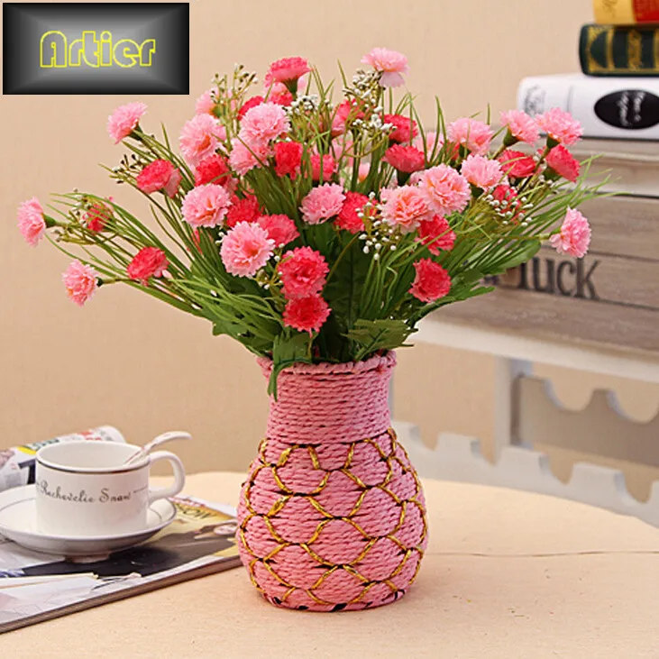 Simulation Flower Carnation Artificial Silk Artificial Flower Living