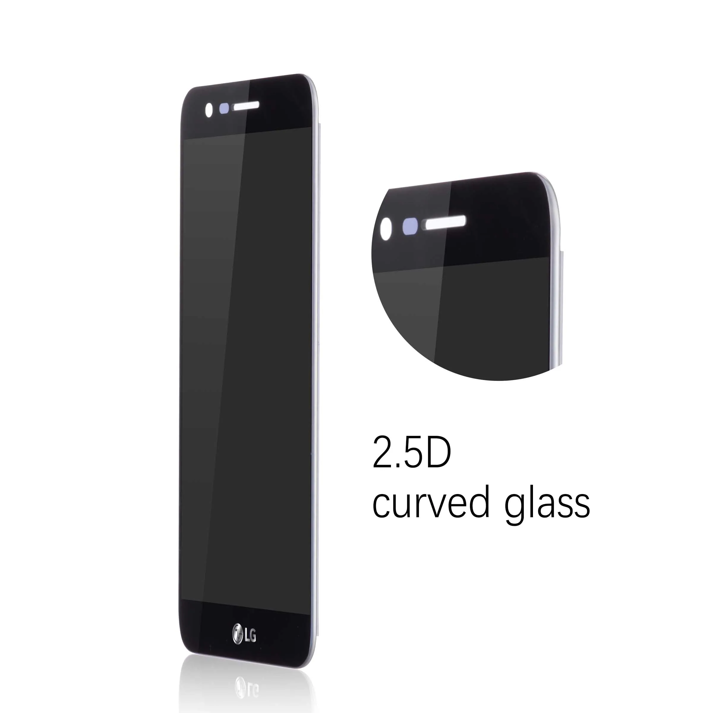 Дисплей для LG K10 LCD K20 Plus M250 M250N M250E в сборе с тачскрином на рамке черный