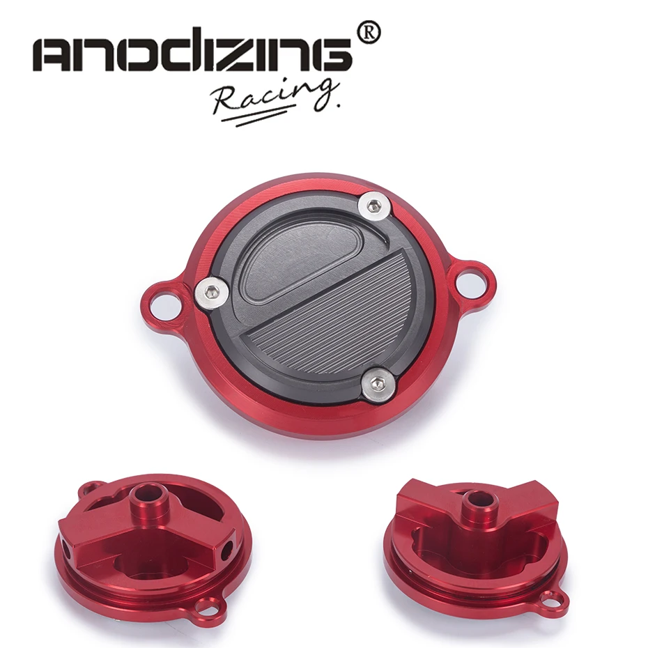 CNC Aluminum Motorcycle Oil Filter Cover For Kawasaki KLX250 KLX 250 D