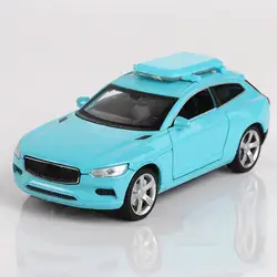 Для Volvo Xc купе сплав модель автомобиля звук и свет тянуть назад игрушечный автомобиль Speelgoed Авто De Juguete Diecast мальчики игрушки 4 года модель